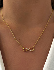 Collier doré Or jaune 18k assemblé d'oxyde de zirconium - Maison Di Giorgio