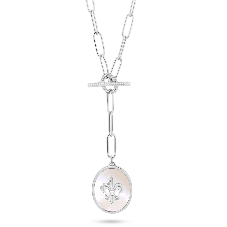 Collier Argenté, Nacre - Maison Di Giorgio