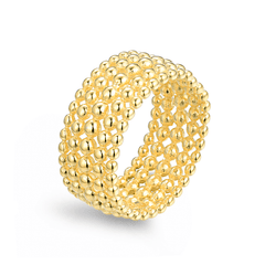 Bague dorée Or jaune 18k - Maison Di Giorgio