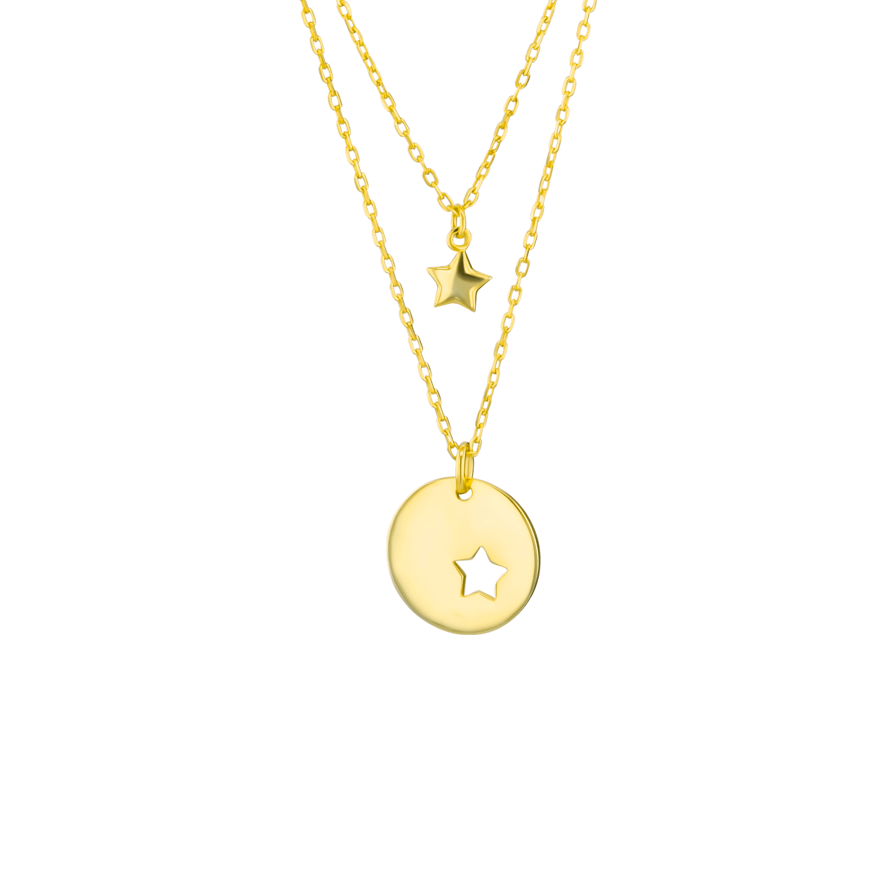 Collier en Argent 925 doré Or jaune 18k - Maison Di Giorgio