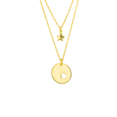 Collier en Argent 925 doré Or jaune 18k - Maison Di Giorgio
