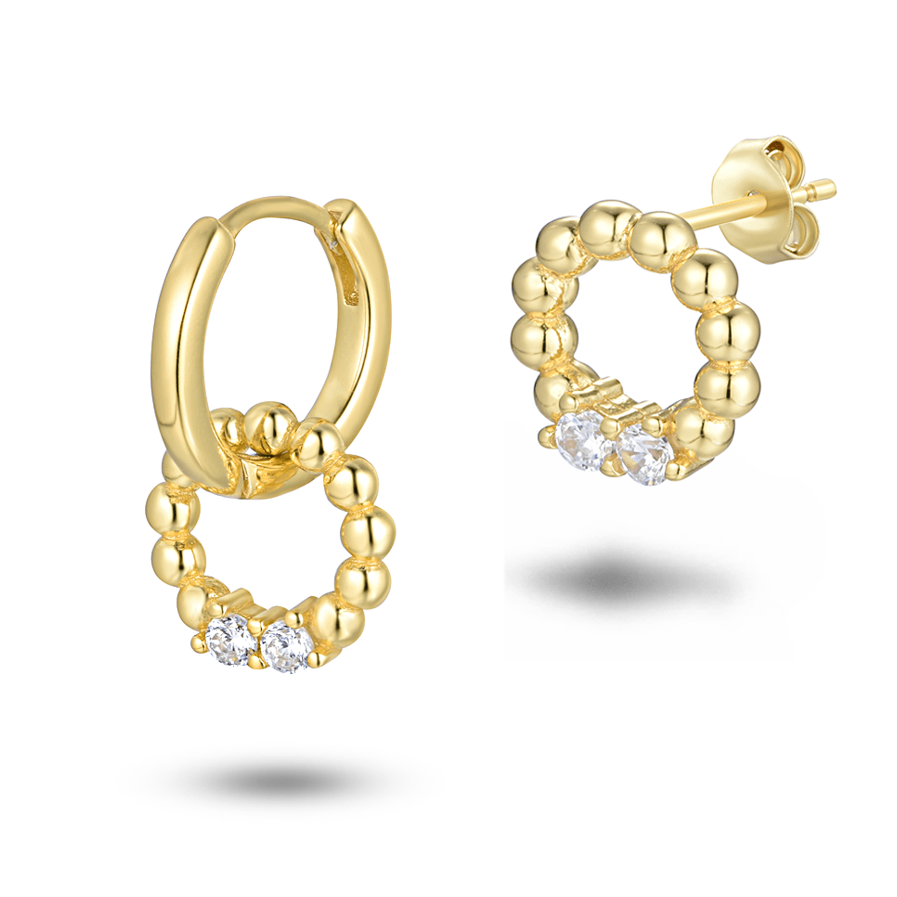 Composition de boucles d'oreilles Di Giorgio Spirit - Maison Di Giorgio
