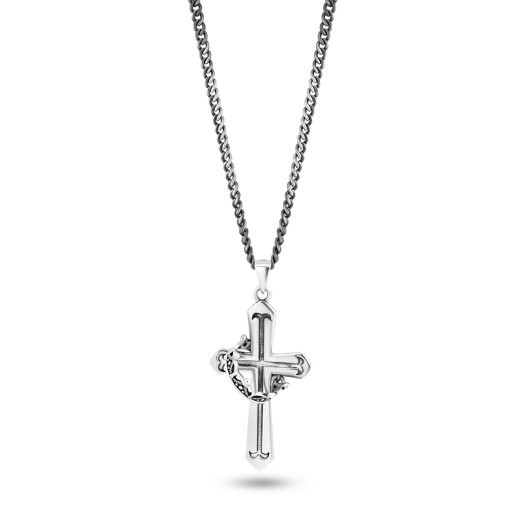 Collier en Argent 925 oxydé - Maison Di Giorgio