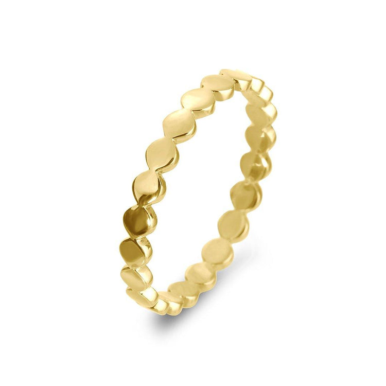 Bague en Argent 925 doré Or jaune 18k - Maison Di Giorgio