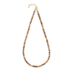Collier perles doré Or jaune 18k assemblé de tourmaline - Maison Di Giorgio