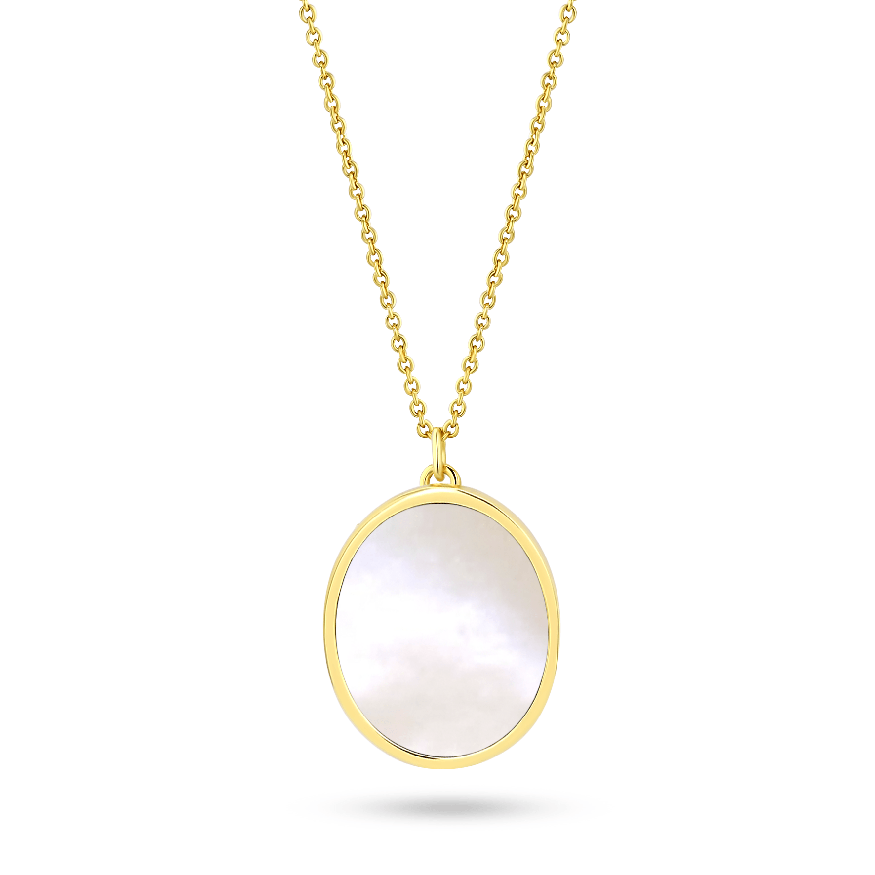 Collier doré Or jaune 18k assemblé de nacre - Maison Di Giorgio