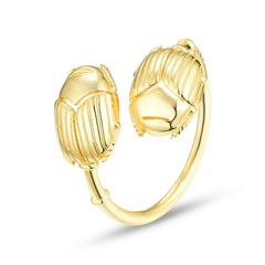 Bague dorée Or jaune 18k - Maison Di Giorgio