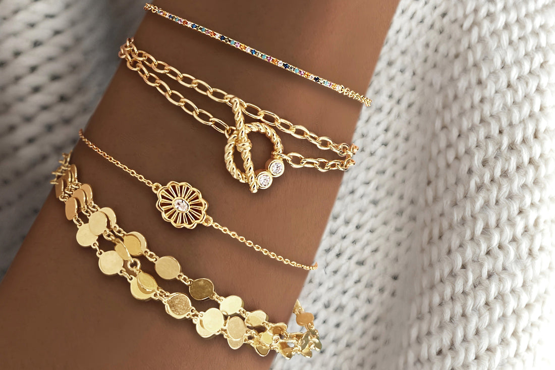 Comment superposer plusieurs bracelets sans faute de goût ? - Maison Di Giorgio