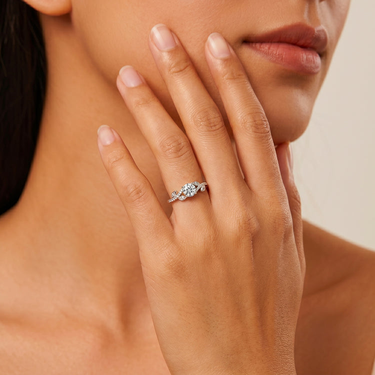 Bague Symbiosis - Argent 925, Oxyde de zirconium - Maison Di Giorgio