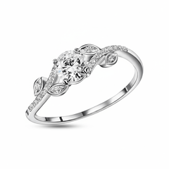 Bague en Argent 925 assemblée d'Oxyde de zirconium - Maison Di Giorgio