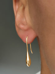 Boucles d'oreilles en Argent 925 doré Or jaune 18k - Maison Di Giorgio