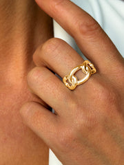 Bague en Argent 925 doré Or jaune 18k - Maison Di Giorgio