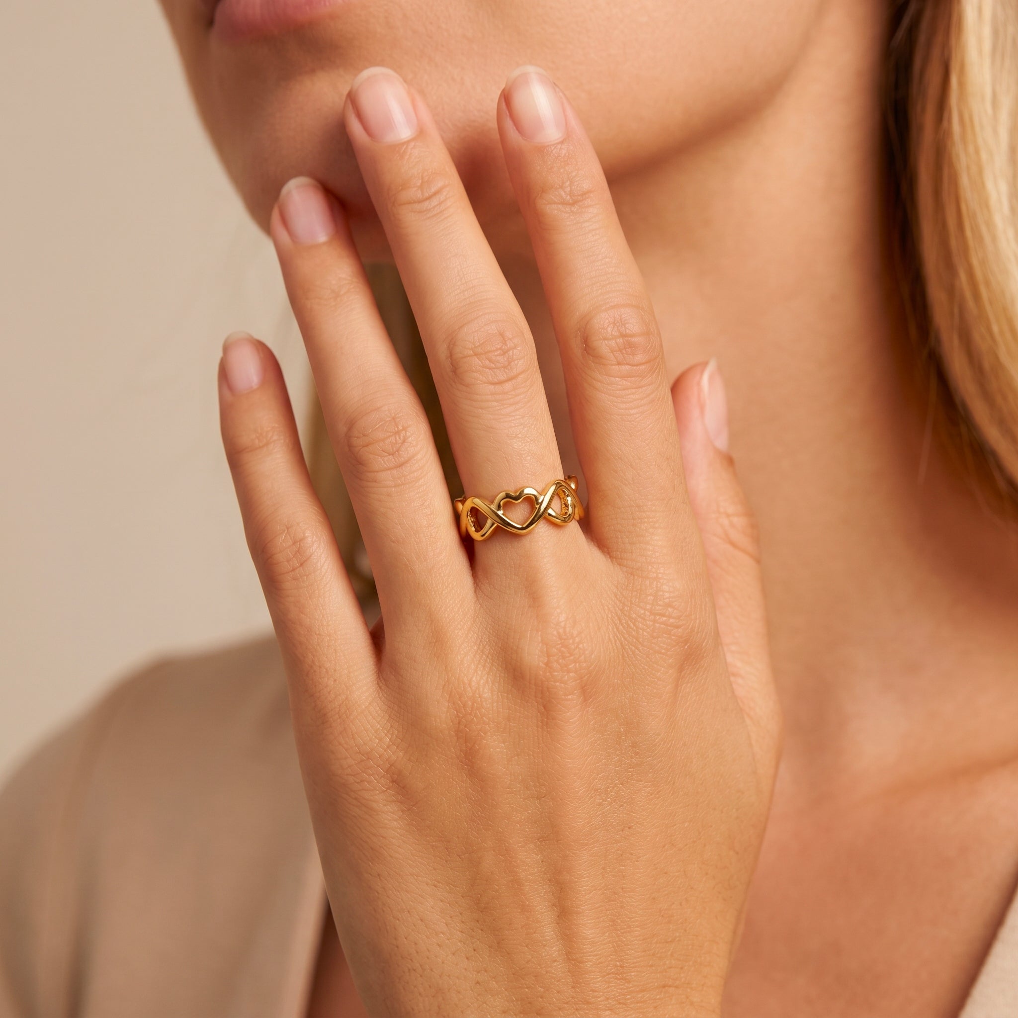 Bague Forever - Argent 925 doré Or jaune 18k - Maison Di Giorgio