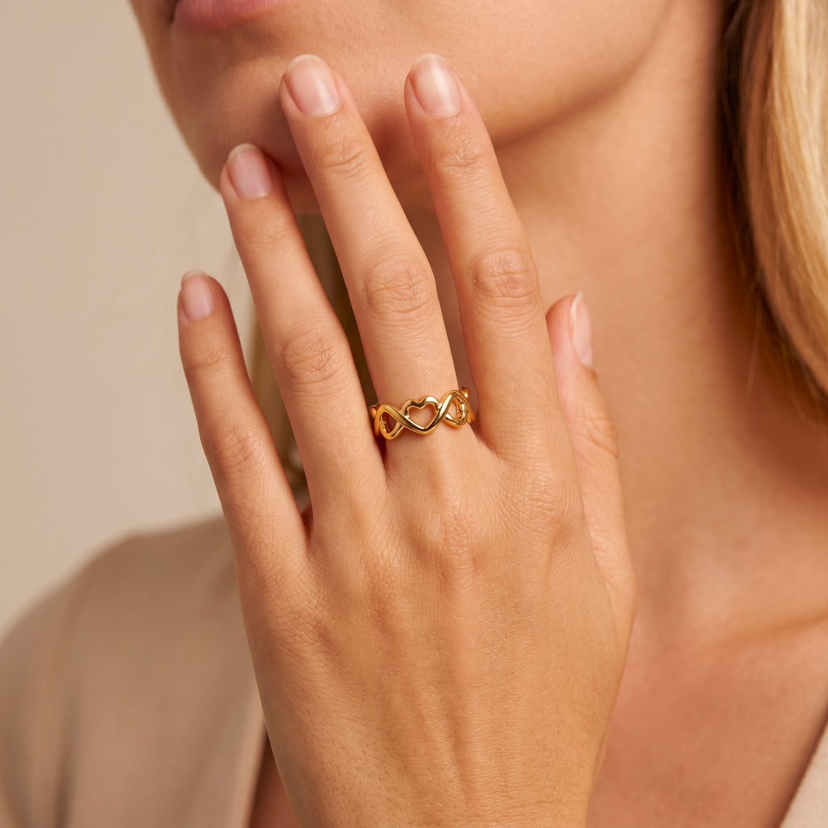 Bague Forever - Argent 925 doré Or jaune 18k - Maison Di Giorgio