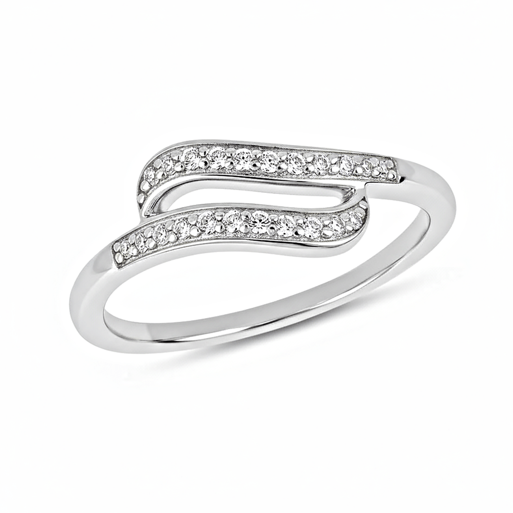 Bague en Argent 925 assemblée d'Oxyde de zirconium - Maison Di Giorgio