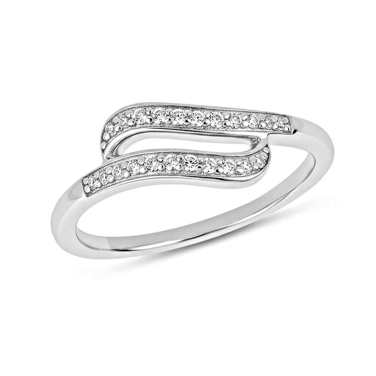 Bague en Argent 925 assemblée d'Oxyde de zirconium - Maison Di Giorgio