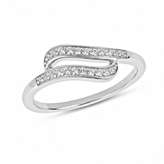 Bague en Argent 925 assemblée d'Oxyde de zirconium - Maison Di Giorgio