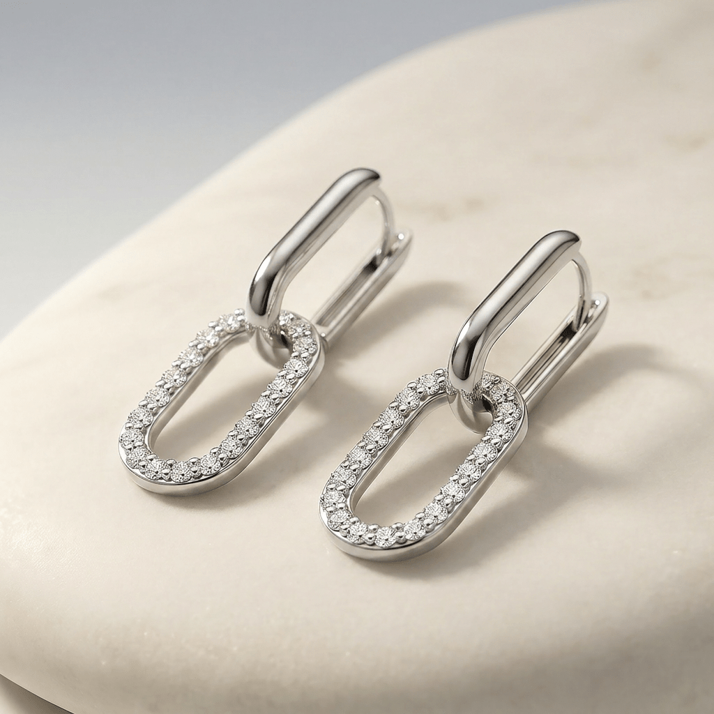 Boucles d'oreilles Éclat d'Argent - Maison Di Giorgio