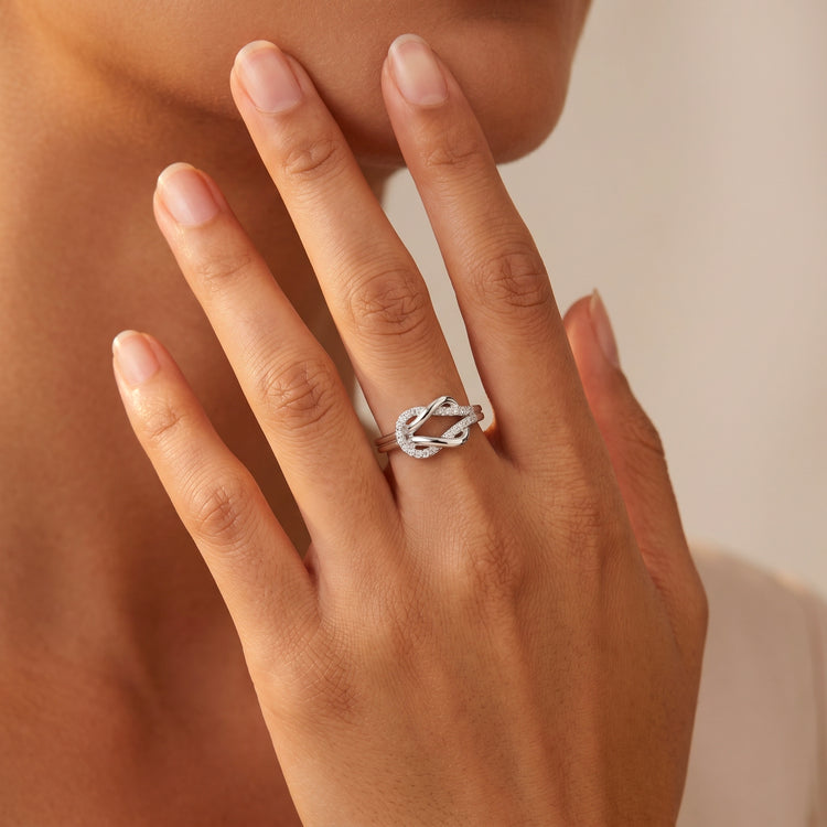 Bague Navy - Argent 925, Oxyde de zirconium - Maison Di Giorgio