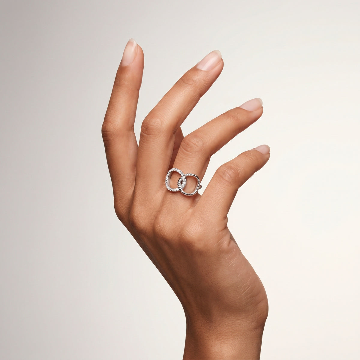Bague Insieme - Argent 925, Oxyde de zirconium - Maison Di Giorgio