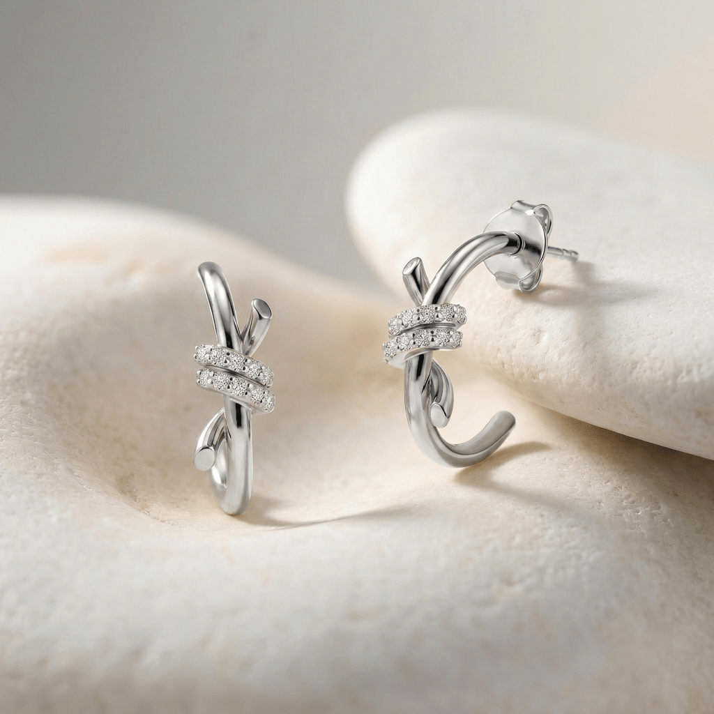 Boucles d'oreilles Éclat d'Argent - Maison Di Giorgio