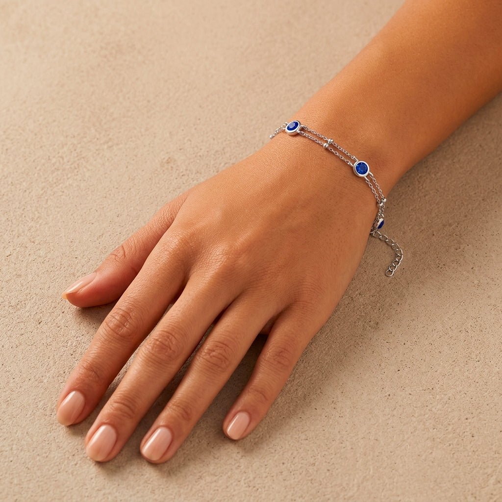 Bracelet Precioso - Argent 925, Oxyde de zirconium - Maison Di Giorgio
