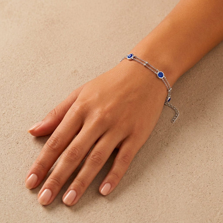 Bracelet Precioso - Argent 925, Oxyde de zirconium - Maison Di Giorgio