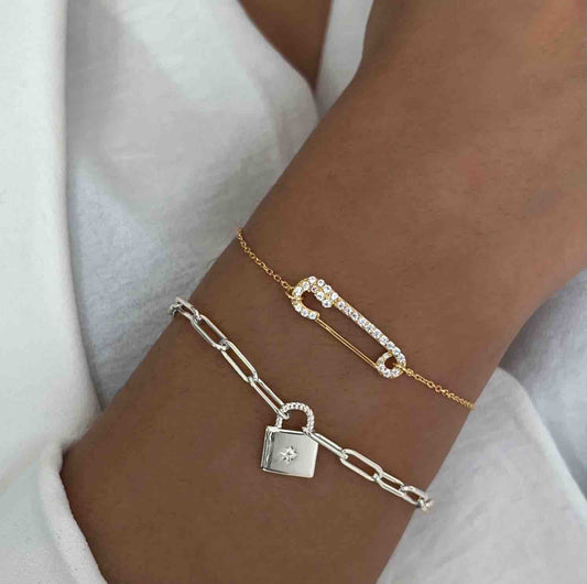 Bracelet en Argent 925 assemblé d'Oxyde de zirconium - Maison Di Giorgio