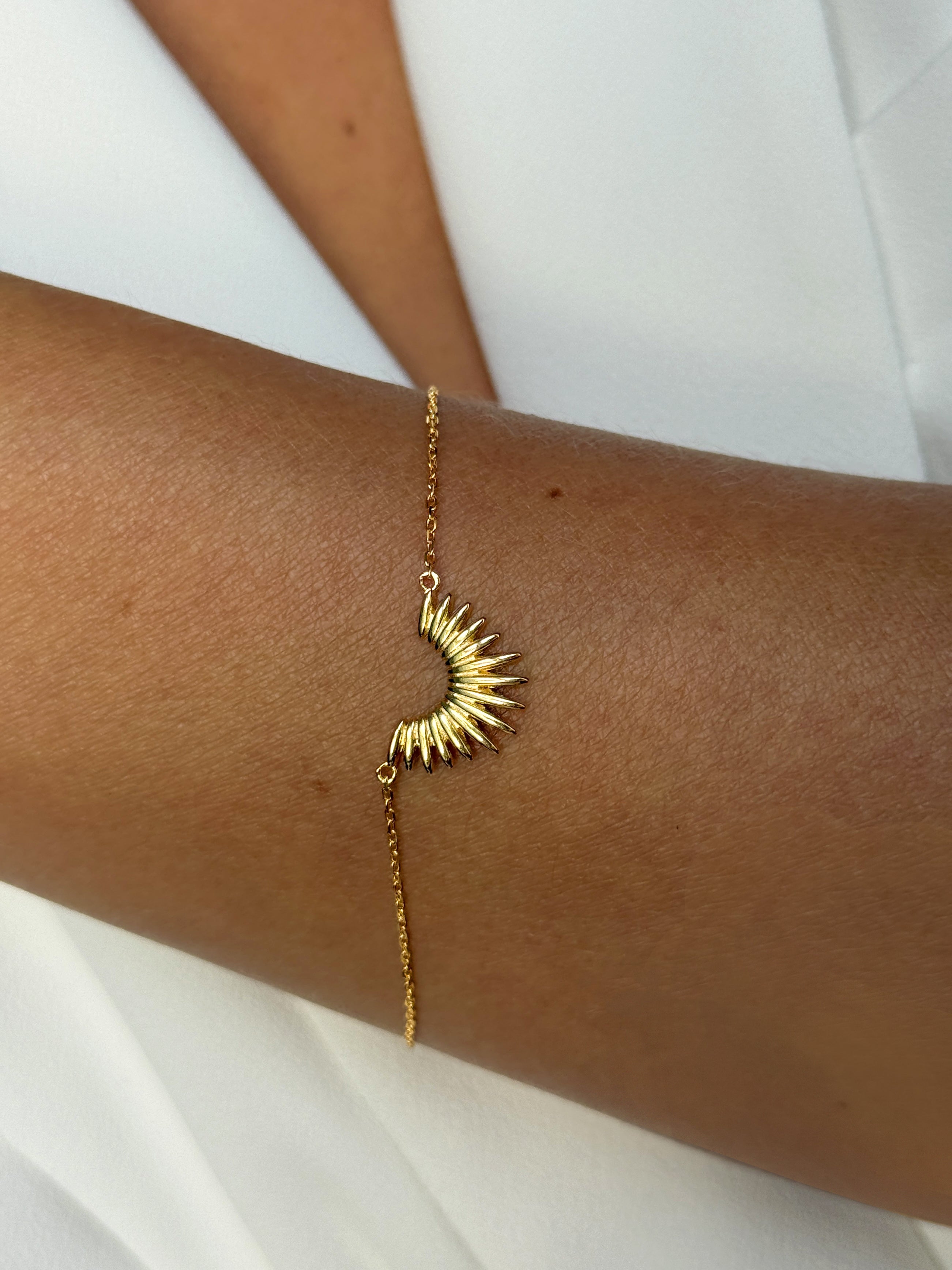 Bracelet en Argent 925 doré Or jaune 18k - Maison Di Giorgio