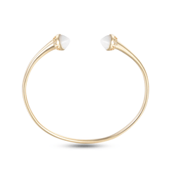 Bracelet en Argent 925 doré Or jaune 18k assemblé de Nacre - Maison Di Giorgio