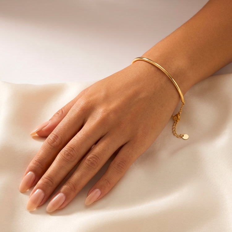 Bracelet Livia - Argent 925 doré Or jaune 18k - Maison Di Giorgio