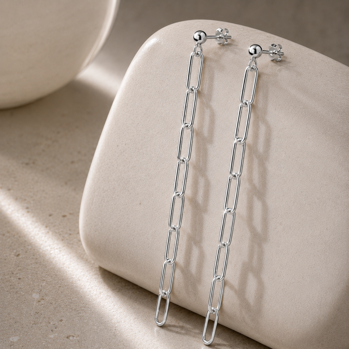 Boucles d'oreilles Argentées