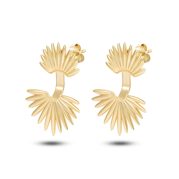 Boucles d'oreilles en Argent 925 doré Or jaune 18k - Maison Di Giorgio