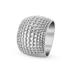 Bague en Argent 925 plaqué Rhodium