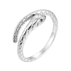 Bague en Argent 925 plaqué Rhodium