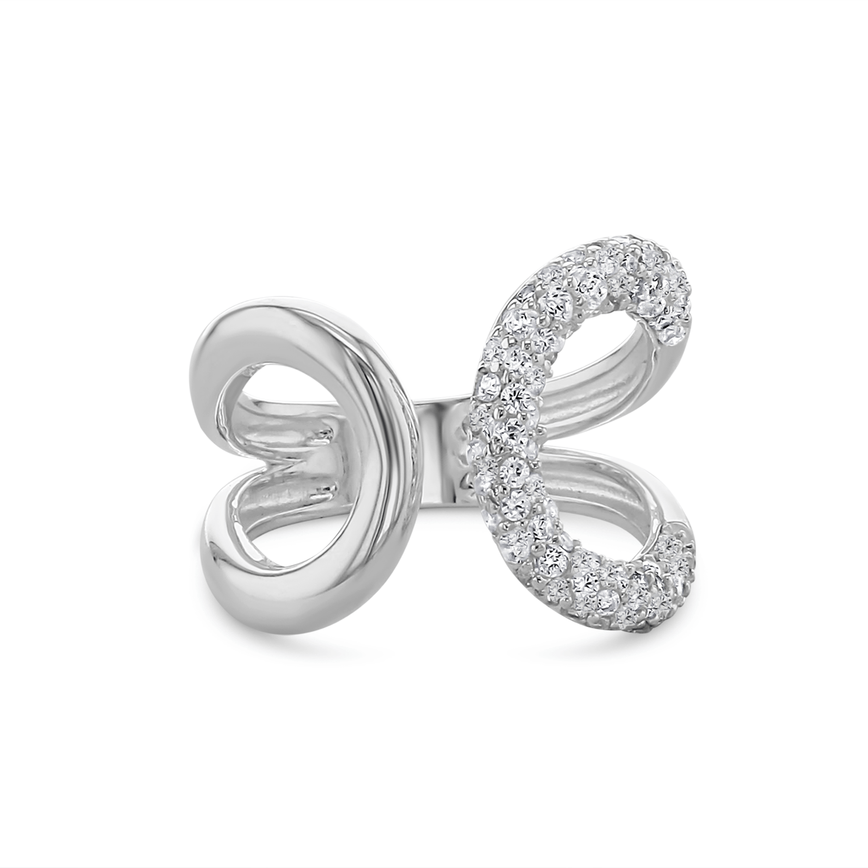 Anello In Argento Sterling Massiccio 925 - Anello Con Zirconi - Foto 5