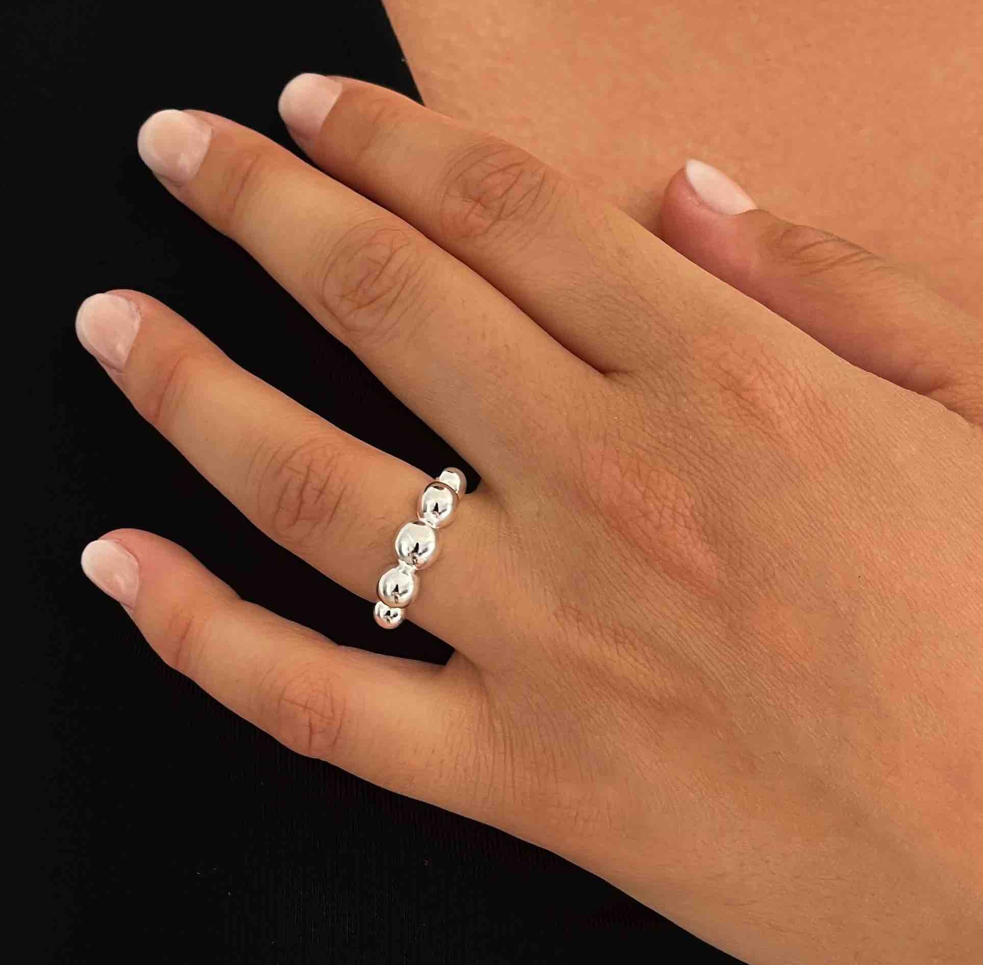 Bague en Argent 925 plaqué Argent