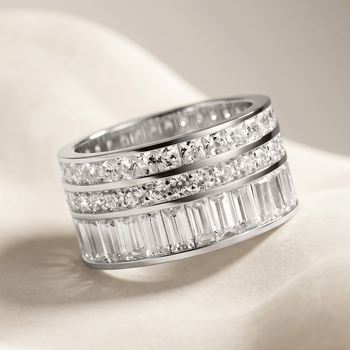 Bague - Argent 925, Oxyde de zirconium - Maison Di Giorgio