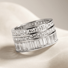 Bague - Argent 925, Oxyde de zirconium - Maison Di Giorgio