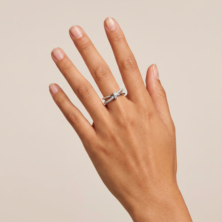 Bague Laccio - Argent 925, Oxyde de zirconium - Maison Di Giorgio