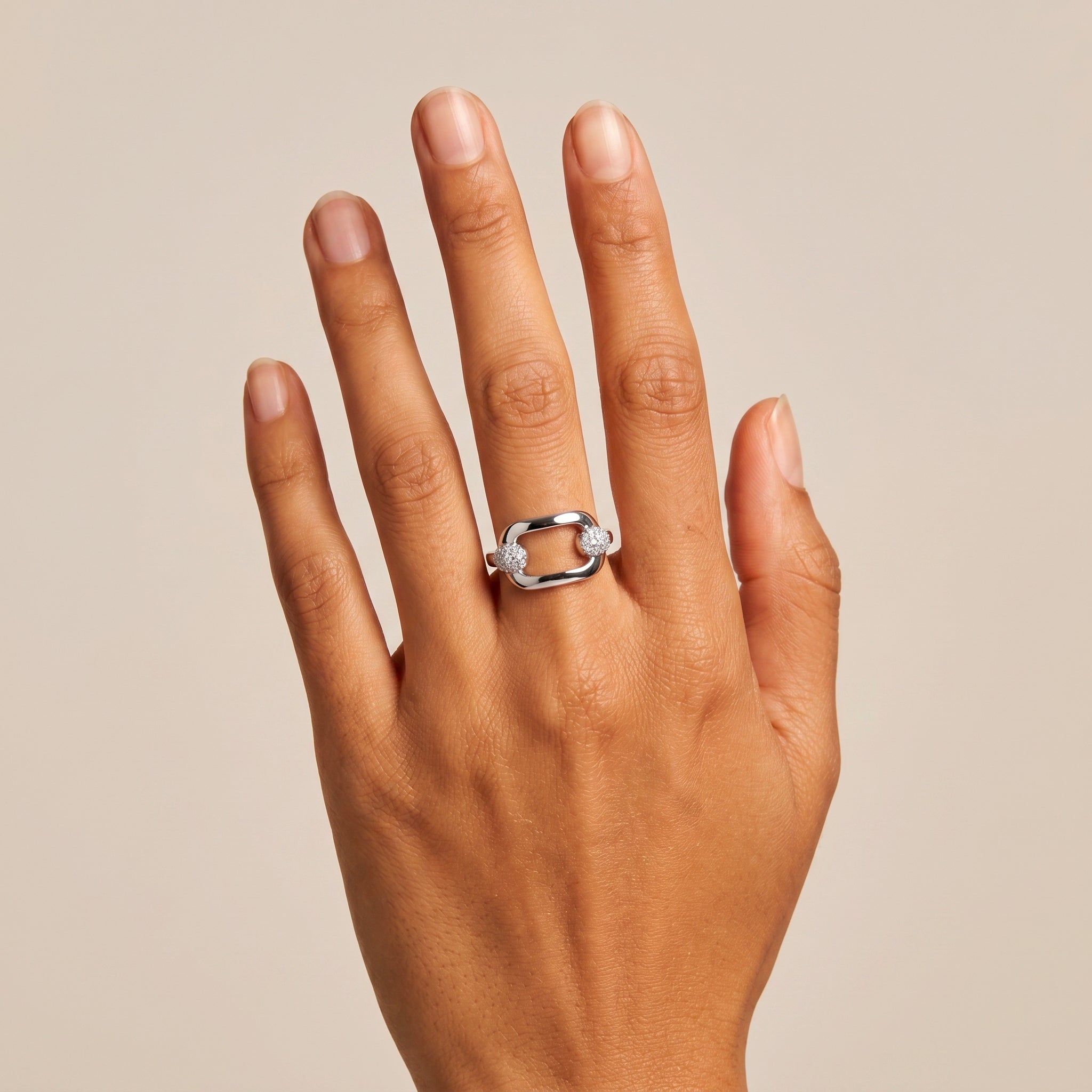 Bague Morso - Argent 925, Oxyde de zirconium - Maison Di Giorgio
