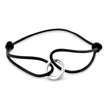 Bracelet cuir véritable et Argent 925 - Maison Di Giorgio