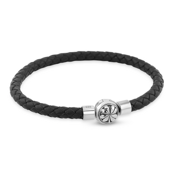 Bracelet cuir véritable et Argent 925 - Maison Di Giorgio
