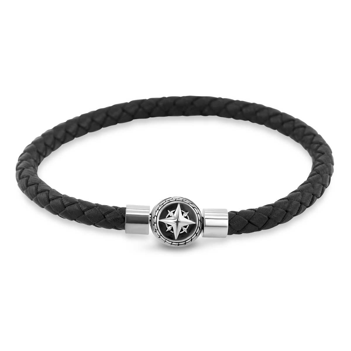 Bracelet cuir véritable et Argent 925 - Maison Di Giorgio