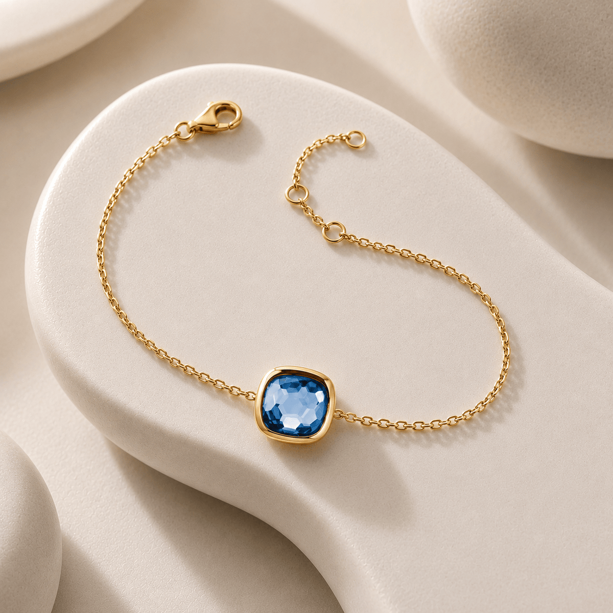 Bracelet - Argent 925 doré Or jaune 18k, Quartz - Maison Di Giorgio