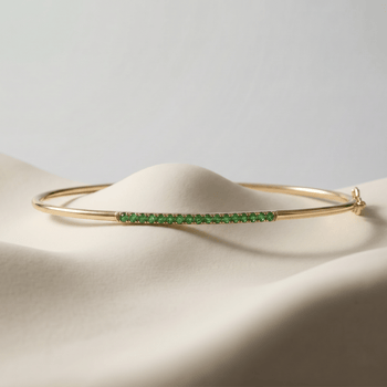 Bracelet - Or jaune 9k, Émeraude - Maison Di Giorgio