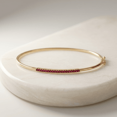Bracelet - Or jaune 9k, Rubis - Maison Di Giorgio