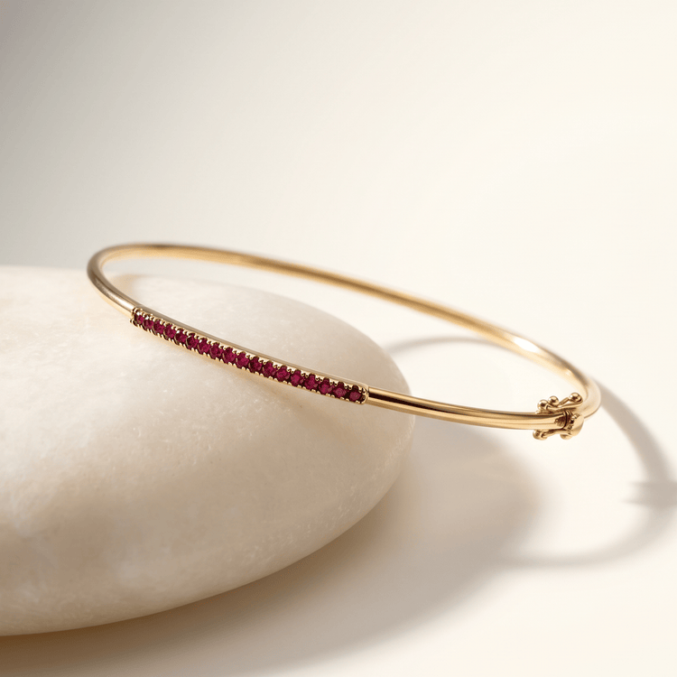 Bracelet - Or jaune 9k, Rubis - Maison Di Giorgio