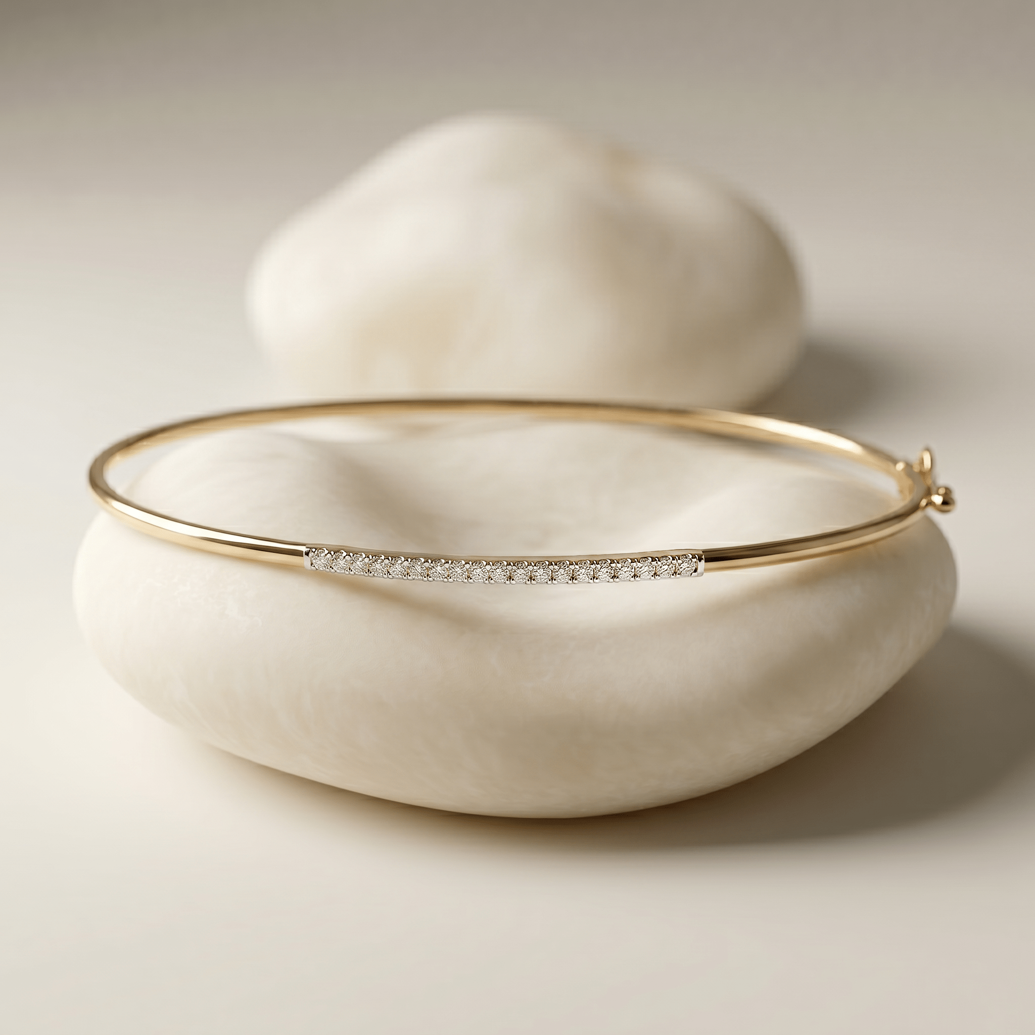 Bracelet - Or jaune 9k, Diamant - Maison Di Giorgio