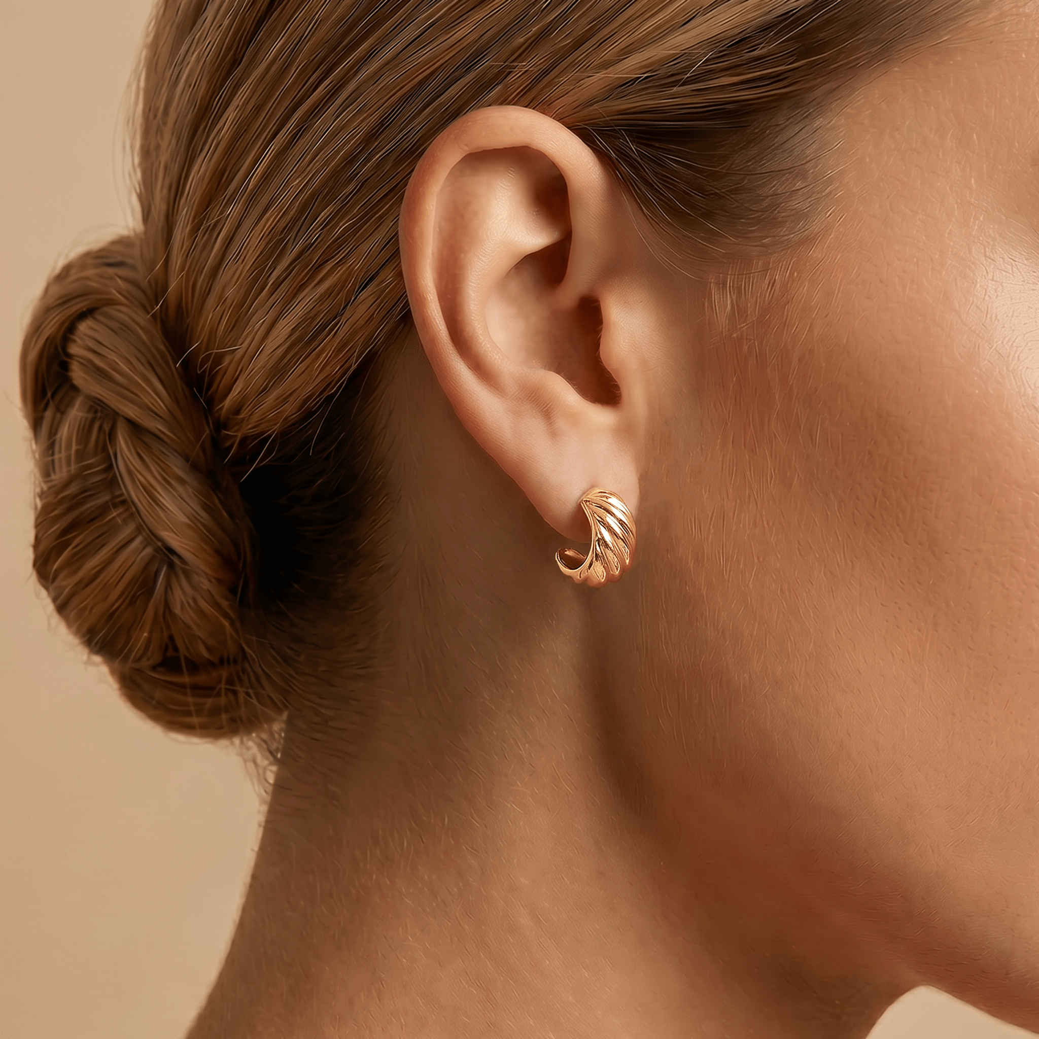 Boucle d'oreille - Or jaune 9k - Maison Di Giorgio